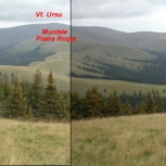 Creasta principală a Munţilor Căpăţâna văzută de pe Vf.