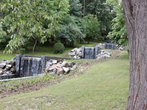 Cascada din parcul balnear