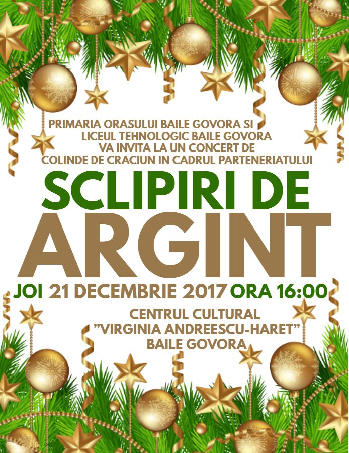 Concert de colinde Sclipiri de argint Concert de colinde Sclipiri de argint