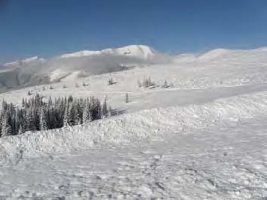 16 Peisaj de iarnă în Munţii Căpăţânii
