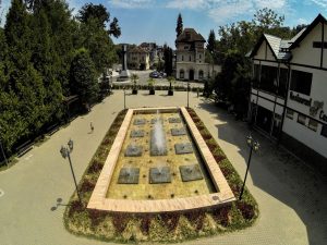 Intrarea in parcul balnear